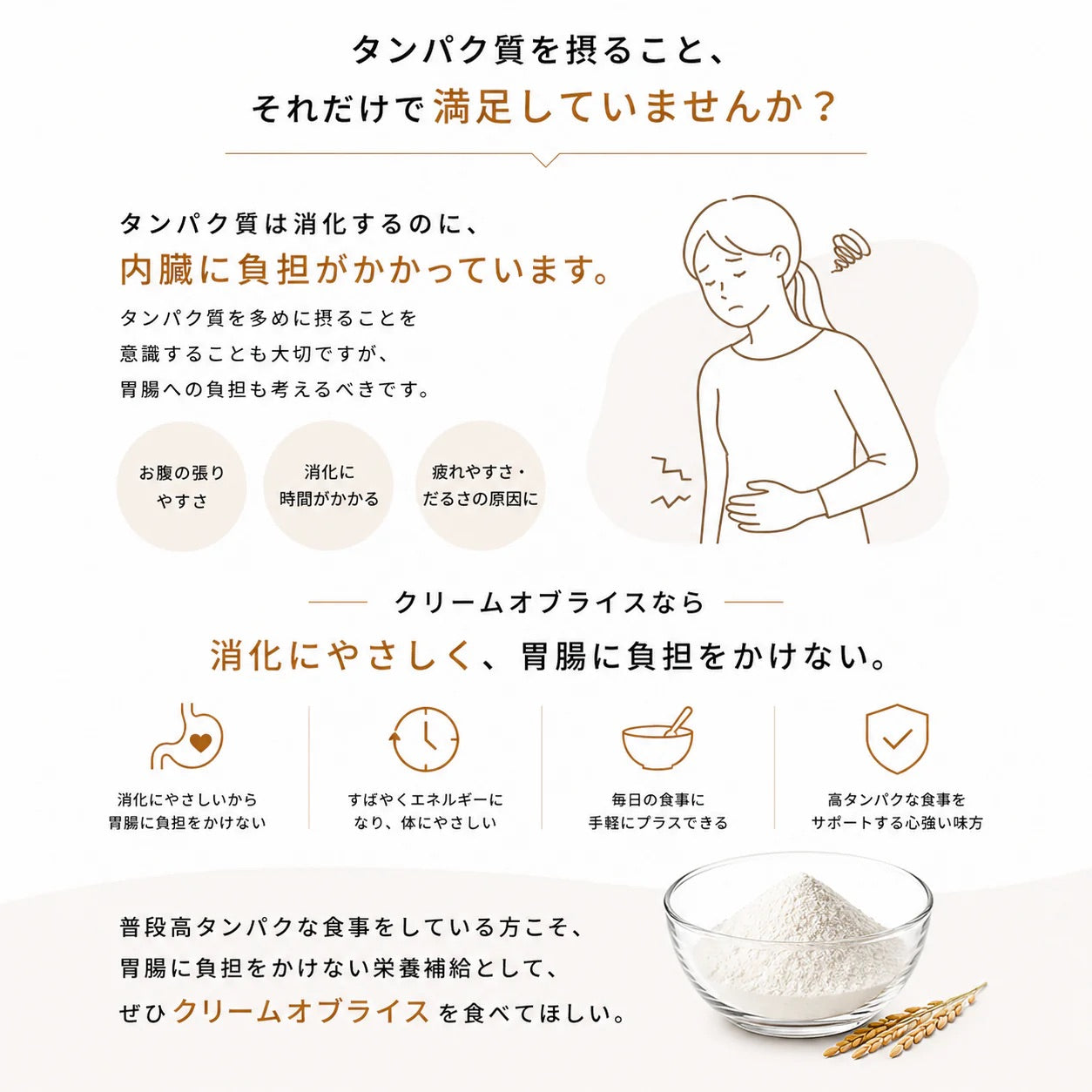 【リニューアル！】クリームオブライス（プレーン）